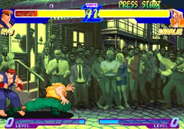 Street Fighter Zero - Fighter's Generation (Japan) screen shot game playing